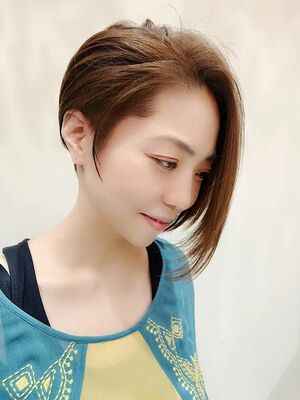 21年夏 アシンメトリーの新着ヘアスタイル 髪型 ヘアアレンジ Yahoo Beauty