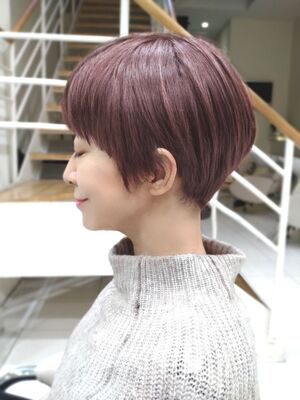 ピンクアッシュ ショートの髪型 ヘアスタイル ヘアカタログ 人気順 Yahoo Beauty ヤフービューティー