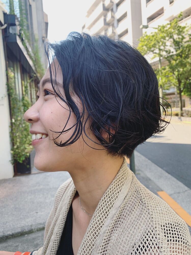 アンニュイショートパーマ Door 真弓和樹の髪型 ヘアスタイル ヘアカタログ情報 Yahoo Beauty ヤフービューティー