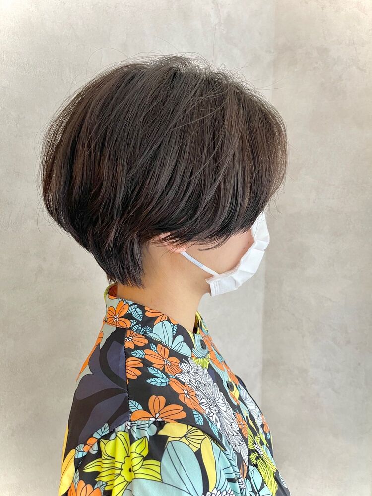 ハンサムショート Afloat Shonan アフロート ショウナン 藤沢ショート レイヤー 赤荻樹のヘアスタイル情報 Yahoo Beauty