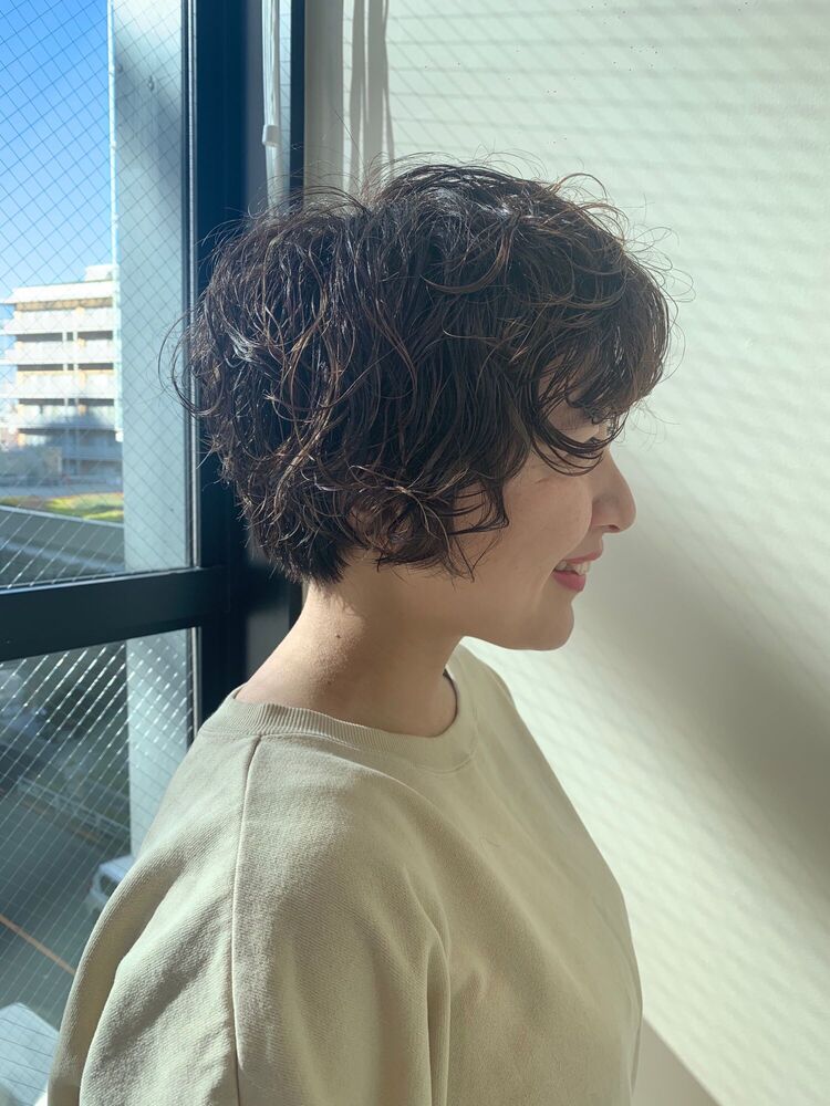 ショート パーマ カット