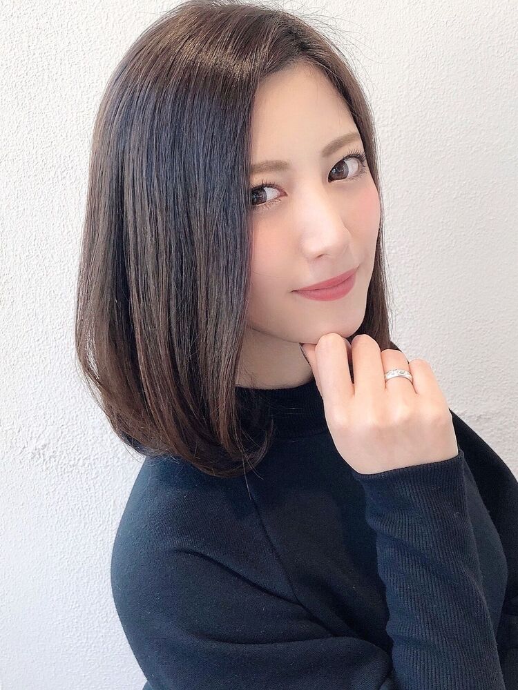 アフロート 大人可愛いロブレイヤースタイル アッシュ Afloat Ruvua アフロート ルヴァ 洸平 Afloat Ruvuaのヘアスタイル情報 Yahoo Beauty