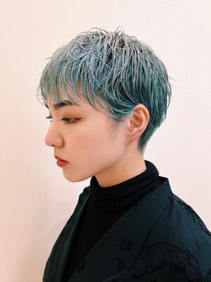 毛先パーマ ベリーショートの髪型 ヘアスタイル ヘアカタログ 人気順 Yahoo Beauty ヤフービューティー