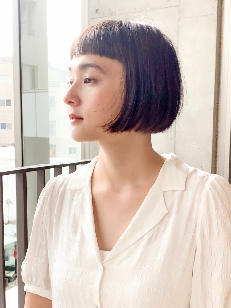 ナチュラルなモードボブ｜Hair Mode KT 池田店（ヘアーモードケーティー イケダテン）桐山尚之のヘアスタイル情報｜Yahoo! BEAUTY