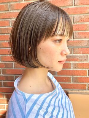 21年夏 丸みショートボブの新着ヘアスタイル 髪型 ヘアアレンジ Yahoo Beauty