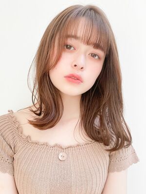 21年夏 外ハネミディアムの新着ヘアスタイル 髪型 ヘアアレンジ Yahoo Beauty