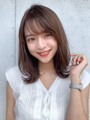 鎖骨ミディアムの髪型 ヘアスタイル ヘアカタログ 人気順 Yahoo Beauty ヤフービューティー