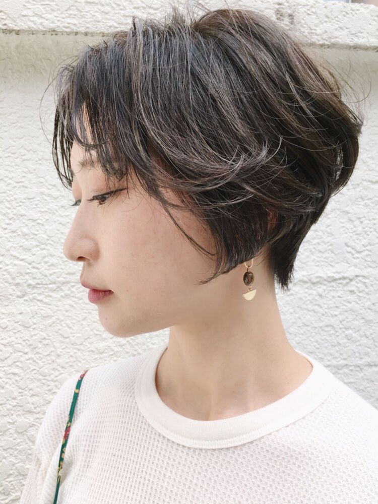 ひし形センターパートショートボブ Eizo エイゾー 宮島 瑠のヘアスタイル情報 Yahoo Beauty