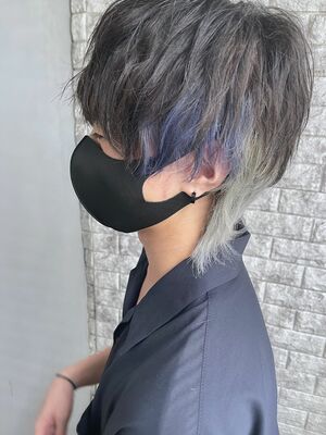 メンズ インナーカラーの髪型 ヘアスタイル ヘアカタログ 人気順 Yahoo Beauty ヤフービューティー