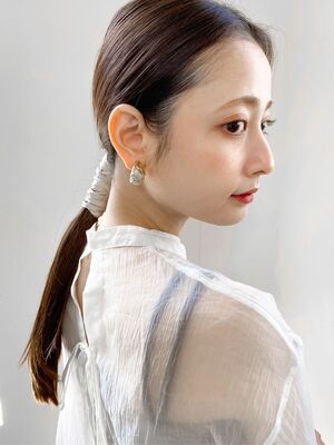 21年夏 ストレートヘアの新着ヘアスタイル 髪型 ヘアアレンジ Yahoo Beauty