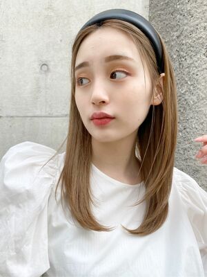 カチューシャアレンジ ミディアムの髪型 ヘアスタイル ヘアカタログ 人気順 Yahoo Beauty ヤフービューティー