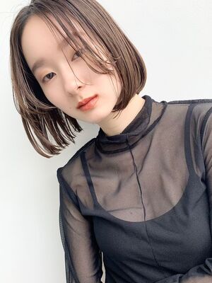 21年秋冬 前髪長めボブ ショートの新着ヘアスタイル 髪型 ヘアアレンジ Yahoo Beauty