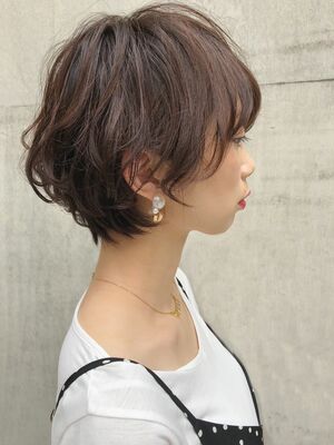 デジタルパーマ ショートの髪型 ヘアスタイル ヘアカタログ 人気順 Yahoo Beauty ヤフービューティー
