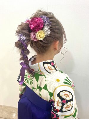 22年夏 袴 セミロングの人気ヘアスタイル 髪型 ヘアアレンジ Yahoo Beauty