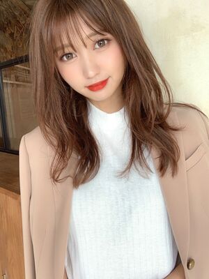 ひし形 ロングの髪型 ヘアスタイル ヘアカタログ 人気順 Yahoo Beauty ヤフービューティー