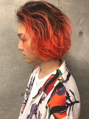 メンズ｜オレンジ系の髪型・ヘアスタイル・ヘアカタログ 人気順｜Yahoo 