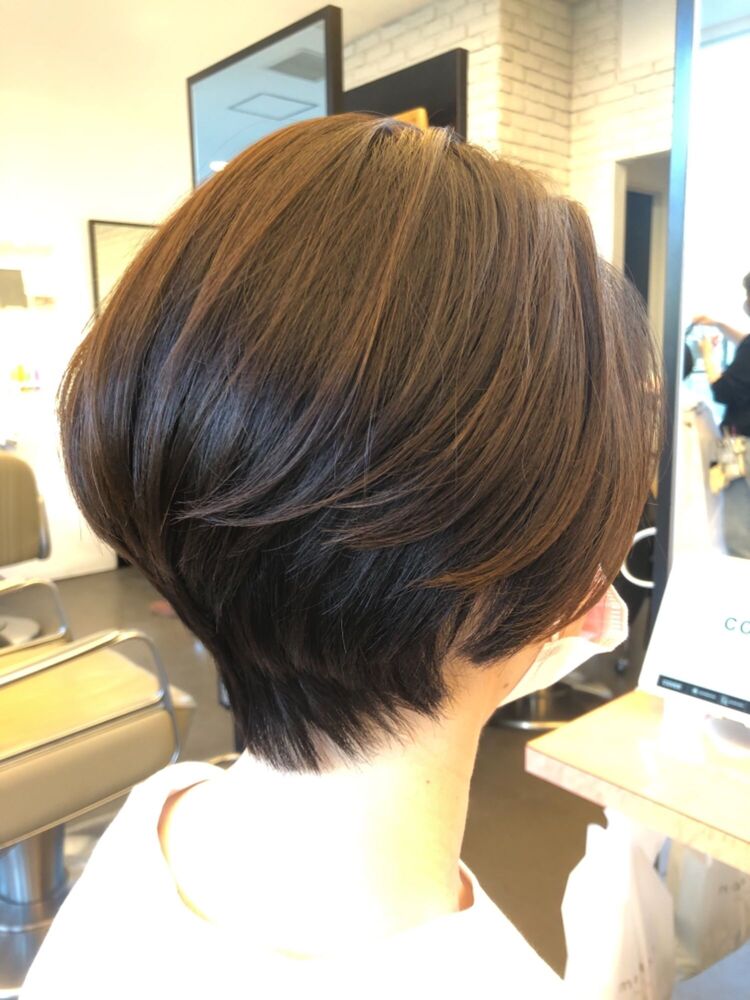 グラデーションボブは大人ショートの定番スタイル Difino Aoyama ディフィーノ アオヤマ Difinoaoyama佐野行俊のヘアスタイル情報 Yahoo Beauty