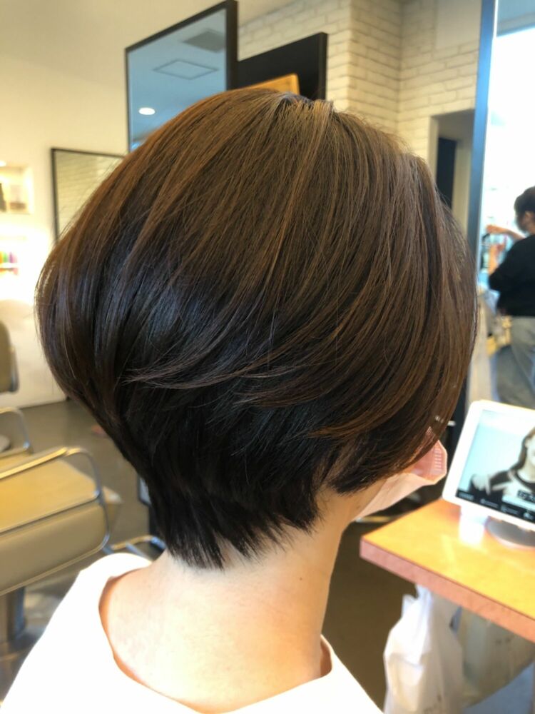 グラデーションボブは大人ショートの定番スタイル Difino Aoyama ディフィーノ アオヤマ Difinoaoyama佐野行俊のヘアスタイル情報 Yahoo Beauty