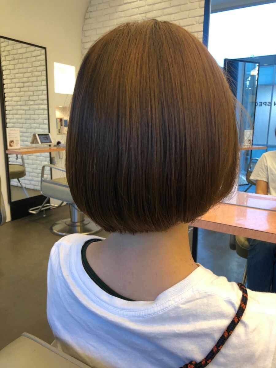 40代ストレートヘアでも柔らかく切れるRcutではのボブスタイル｜DIFINO 青山（ディフィーノ アオヤマ）DIFINOaoyama佐野行俊