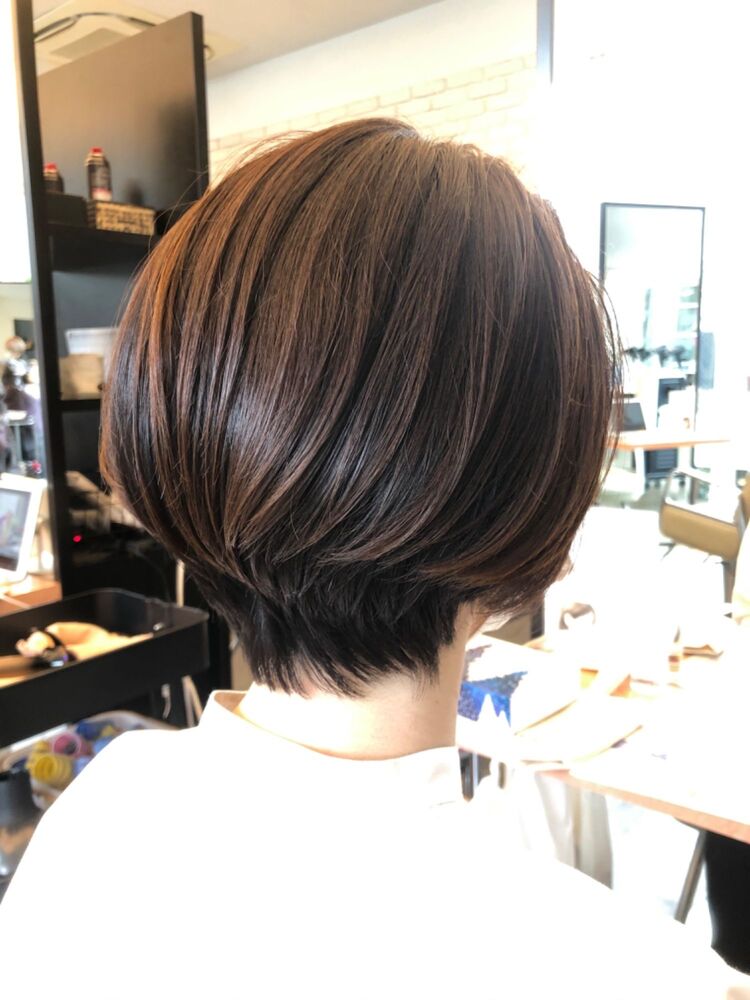 グラデーションボブは大人ショートの定番スタイル Difino Aoyama ディフィーノ アオヤマ Difinoaoyama佐野行俊のヘアスタイル情報 Yahoo Beauty