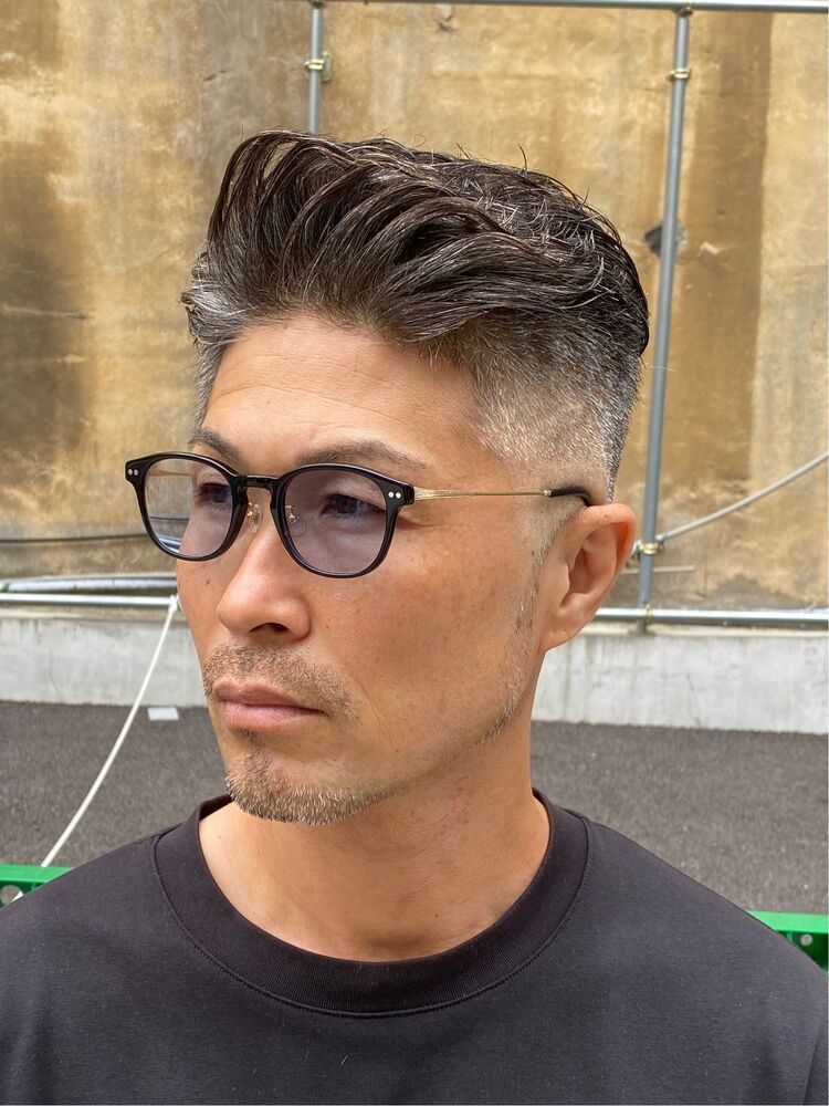 40代50代60代男性カッコいい髪型フェード バーバー ヘアモードキクチ銀座店 ヘアモードキクチギンザテン 川原 大聖の髪型 ヘアスタイル ヘアカタログ情報 Yahoo Beauty ヤフービューティー