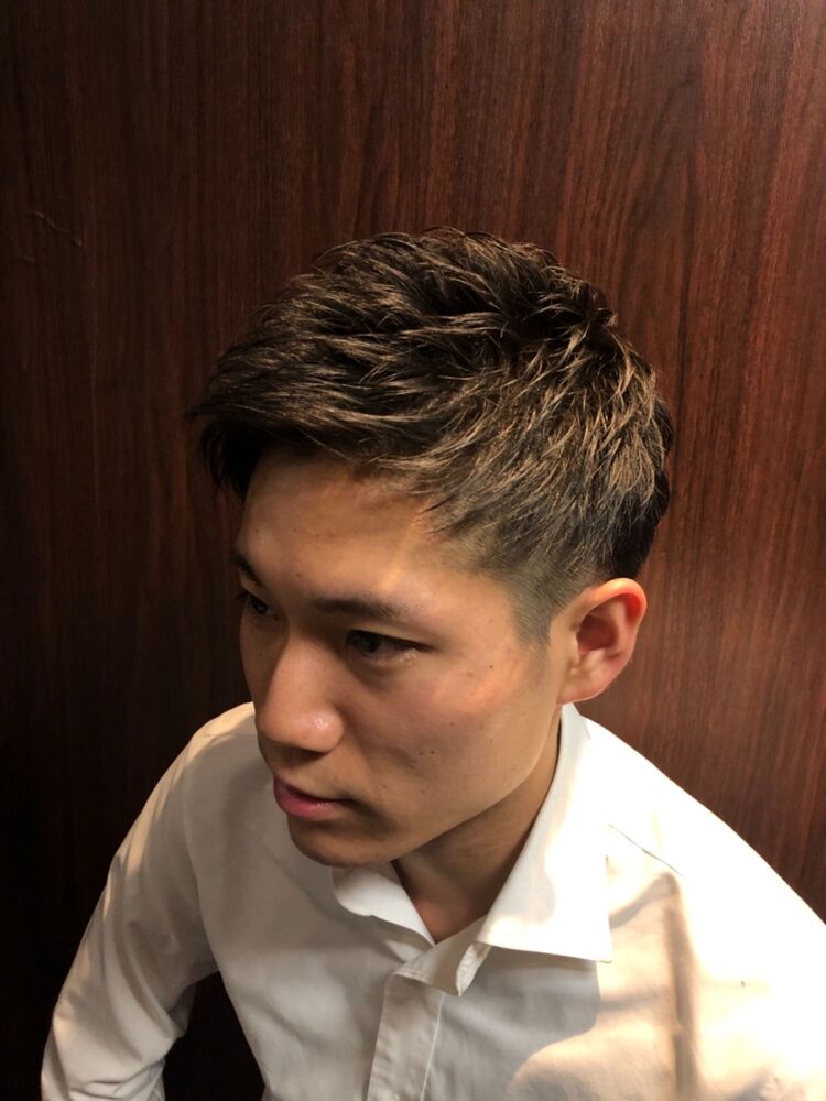 ふんわりナチュラルなショートスタイル 新橋 理容室 メンズ 渡邉 開の髪型 ヘアスタイル ヘアカタログ情報 Yahoo Beauty ヤフービューティー