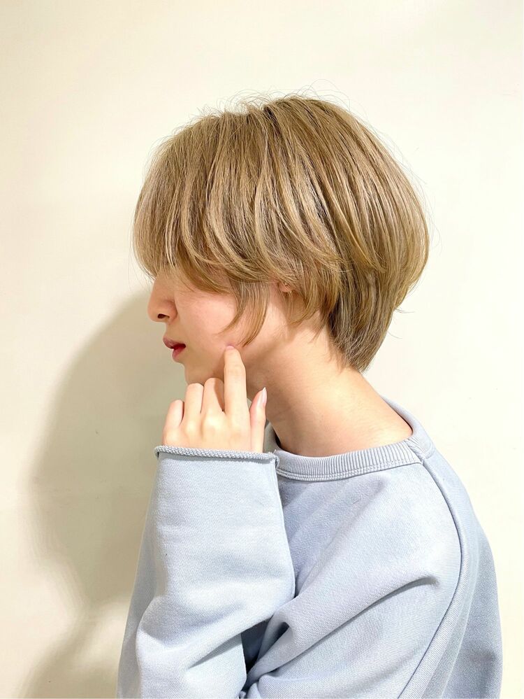 マニッシュショート ミルクティーベージュ 前田浩明のヘアスタイル情報 Yahoo Beauty