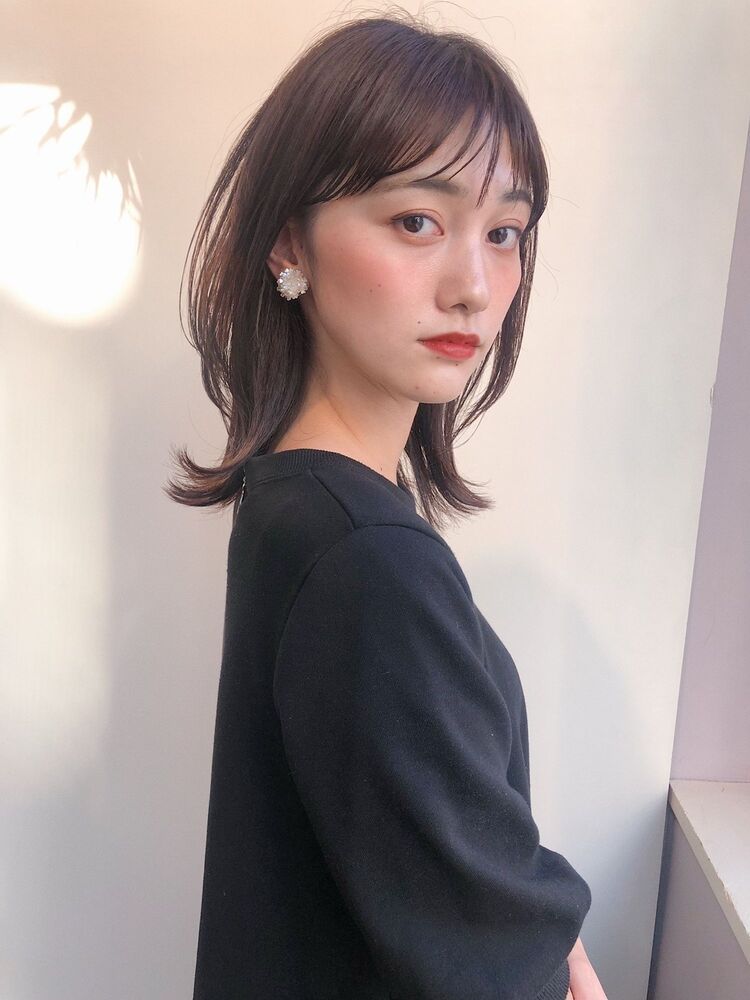 Garden加藤 ワンカールレイヤーカットくびれミディアム Drive For Garden ドライブフォーガーデン 加藤ゆりえのヘアスタイル情報 Yahoo Beauty
