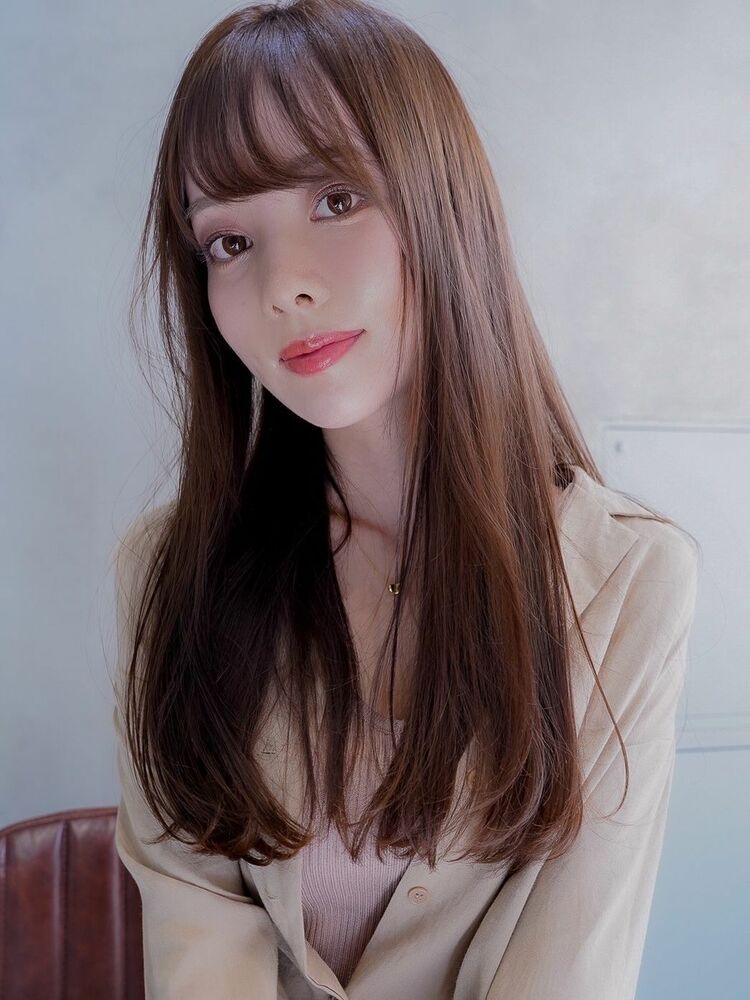大人可愛いナチュラルストレートヘア Ameri アメリ Kazutoのヘアスタイル情報 Yahoo Beauty