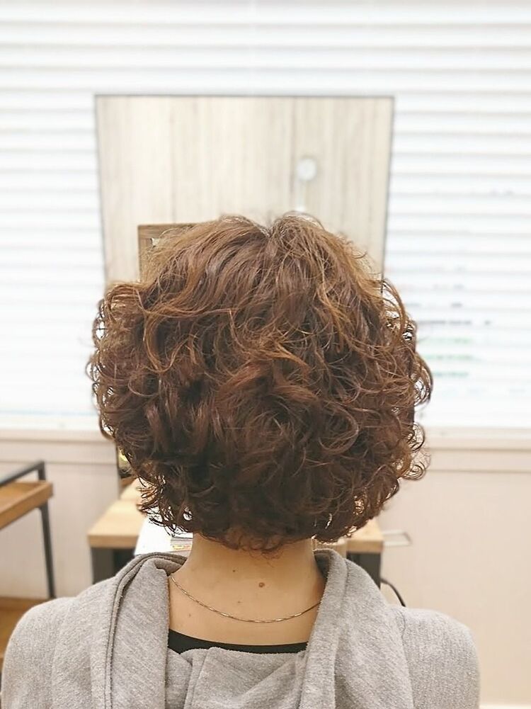 カーリーボブ｜TRIBECA NY∞K 浦和店（トライベッカウラワテン）渋谷真理子のヘアスタイル情報｜Yahoo! BEAUTY