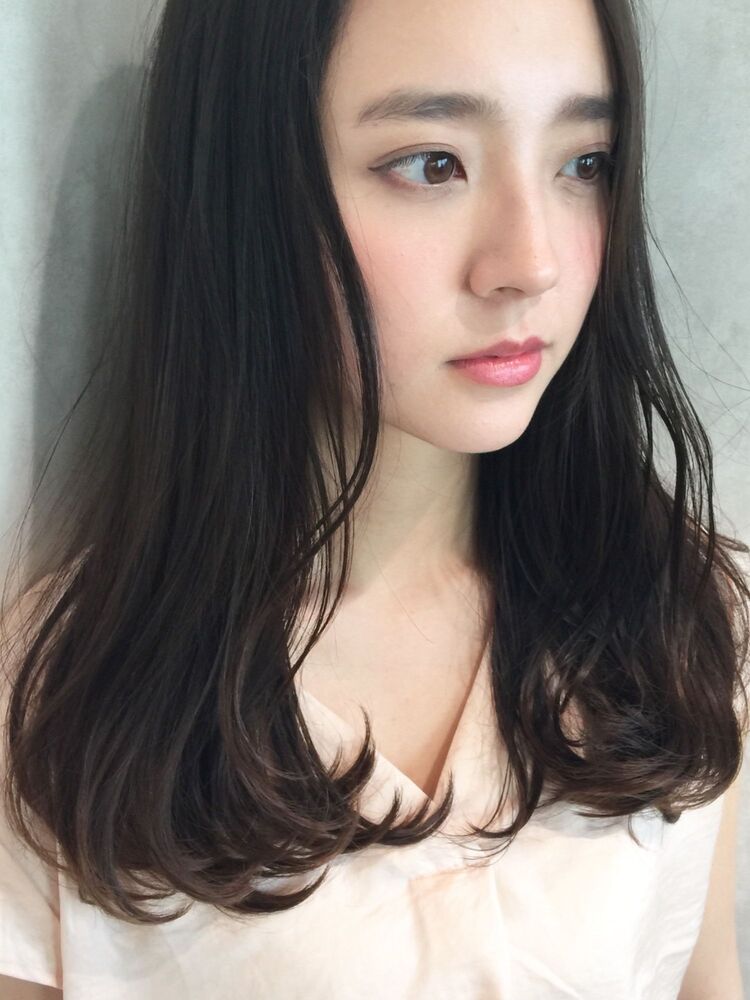 フェイスレイヤー 重めセミロング ミルクパーマ K Two 青山 ケーツーアオヤマ 鈴木 大地のヘアスタイル情報 Yahoo Beauty