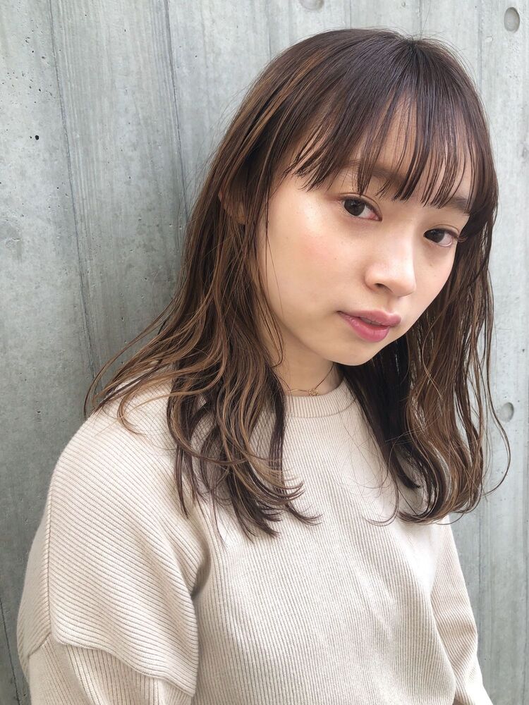 シースルーバング ハイライト Wagon By Afloat ワゴン バイ アフロート 古澤由衣の髪型 ヘアスタイル ヘアカタログ情報 Yahoo Beauty ヤフービューティー