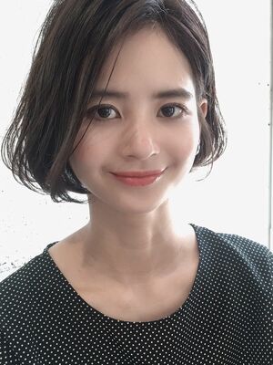 22年春 前髪長めボブの人気ヘアスタイル 髪型 ヘアアレンジ Yahoo Beauty