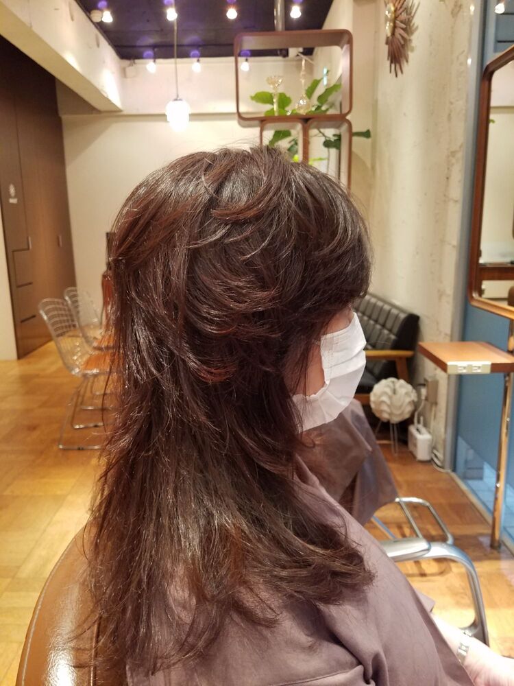 60代ロングスタイルです ハイレイヤーでクラシックレイヤーです 樽川和明のヘアスタイル情報 Yahoo Beauty