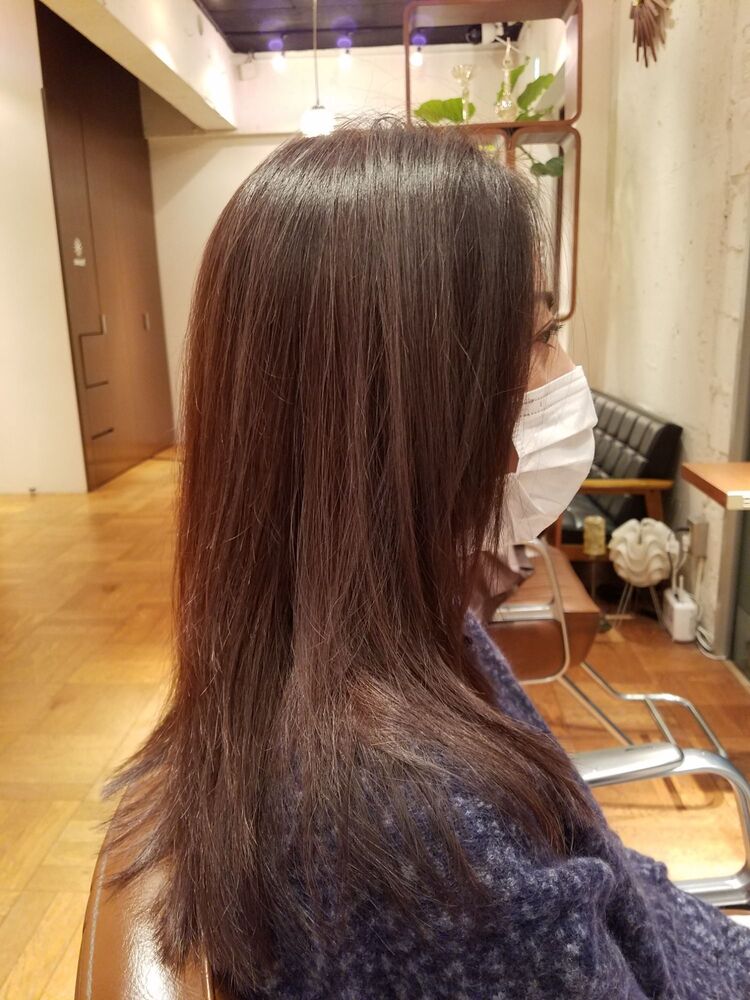 50代ロングレイヤー 明るいカラーリング 樽川和明のヘアスタイル情報 Yahoo Beauty