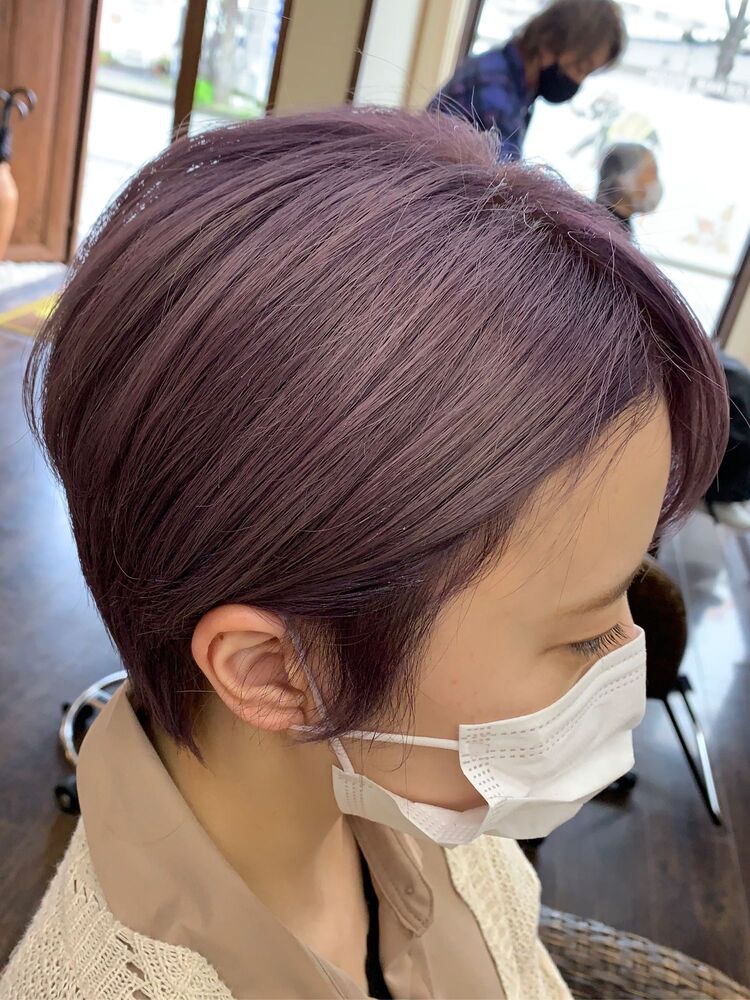 ハンサムバイオレットショート Pacar Hair パチャールヘアー Natsumiのヘアスタイル情報 Yahoo Beauty