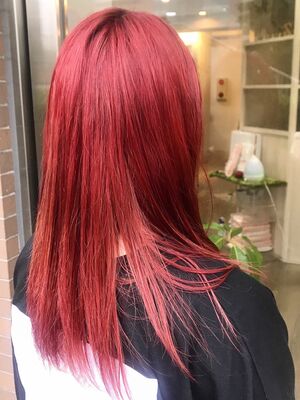 21年夏 赤髪の新着ヘアスタイル 髪型 ヘアアレンジ Yahoo Beauty
