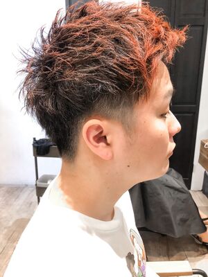 裾カラー 毛先カラー メンズの新着ヘアスタイル 髪型 ヘアアレンジ