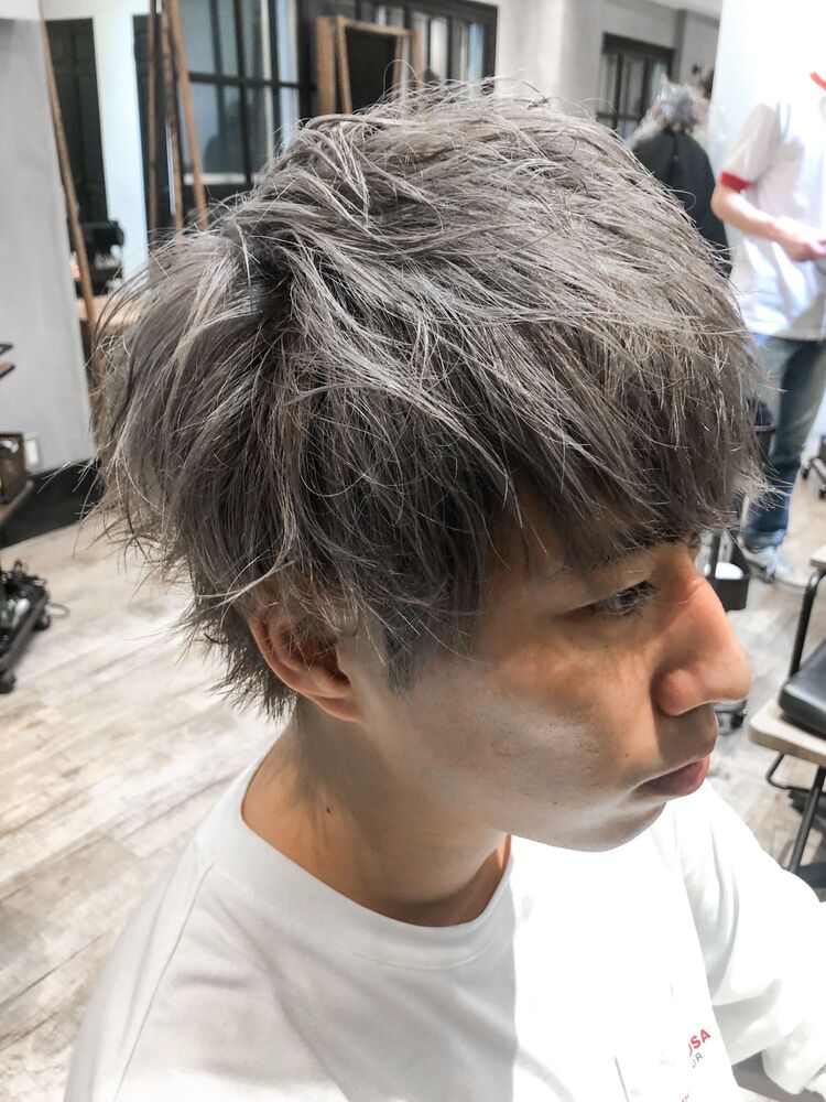 シルバーグレージュ ショートマッシュ Heavenly By Havana 新宿 ヘブンリー バイ ハバナ シンジュク Takeのヘアスタイル情報 Yahoo Beauty