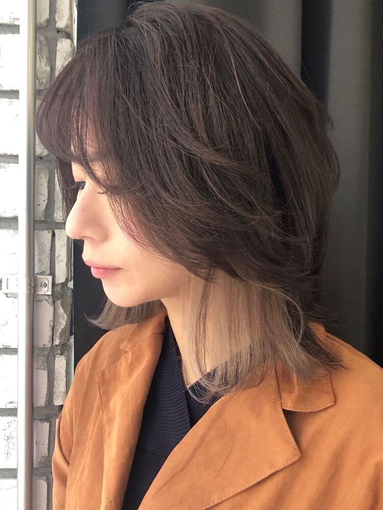 ウルフカットのインナーカラー Kaoriのヘアスタイル情報 Yahoo Beauty