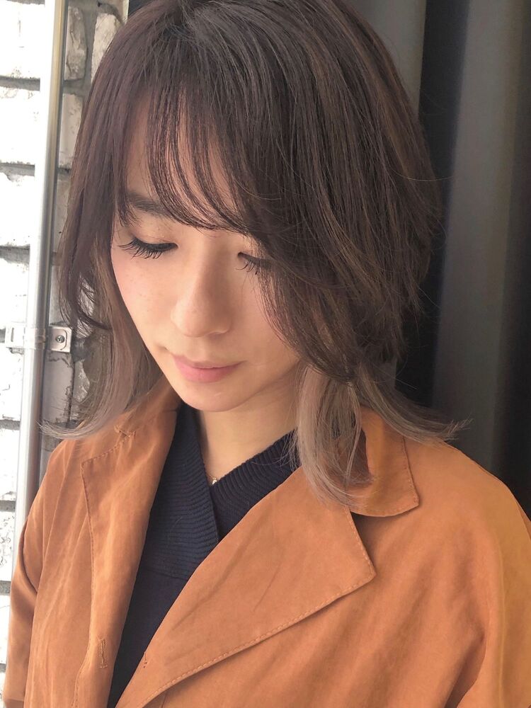 ウルフカットのインナーカラー Kaoriのヘアスタイル情報 Yahoo Beauty