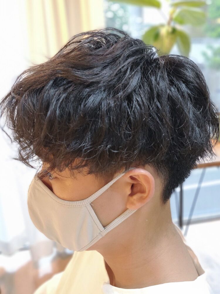 ツーブロックマッシュ スパイラルパーマ Presence Brains 下北沢 プレゼンスブレインズシモキタザワ 佐藤康浩のヘアスタイル情報 Yahoo Beauty