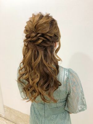 結婚式 披露宴 ロングの髪型 ヘアスタイル ヘアカタログ 人気順 Yahoo Beauty ヤフービューティー