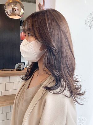 21年夏 韓国風レイヤー セミロングの新着ヘアスタイル 髪型 ヘアアレンジ Yahoo Beauty