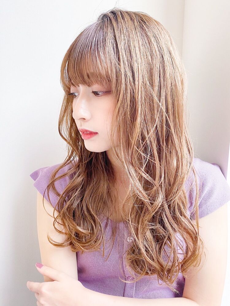 ふんわり低ダメージゆるふわデジタルパーマ あの髪型 ヘアスタイル ヘアカタログ情報 Yahoo Beauty ヤフービューティー