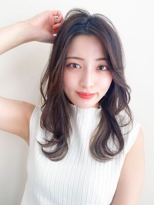 21年秋冬 前髪なし セミロングの新着ヘアスタイル 髪型 ヘアアレンジ Yahoo Beauty