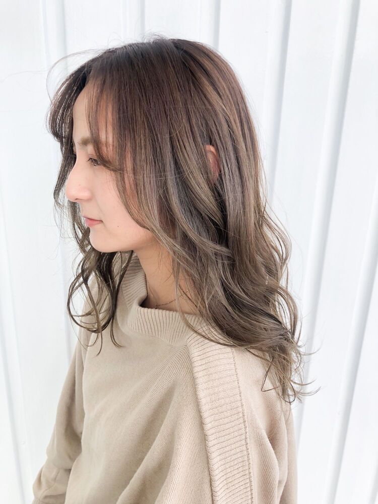 オリーブベージュ ハイライト Yuragi From Yuimarl 水島店 ユラギフロムユイマァル ミズシマテン Yukoのヘアスタイル情報 Yahoo Beauty