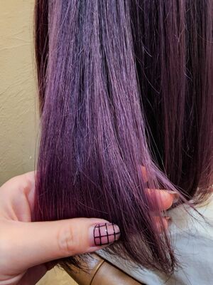 ヘアカラー紫の髪型 ヘアスタイル ヘアカタログ 人気順 Yahoo Beauty ヤフービューティー