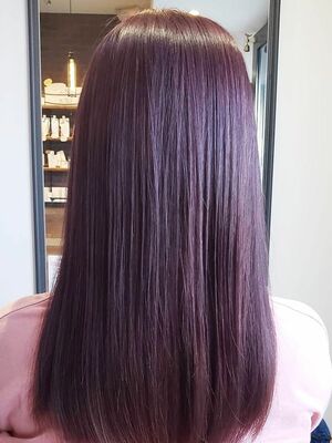 ヘアカラー紫 ロングの髪型 ヘアスタイル ヘアカタログ 人気順 Yahoo Beauty ヤフービューティー