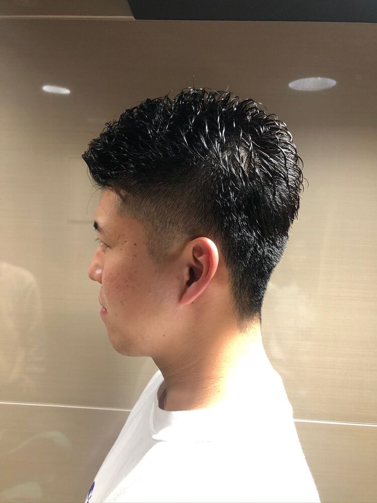 ハチハリさんでも大丈夫 Hiro Ginzaの形状記憶パーマ メンズパーマ Hiro Ginza Barber Shop 大宮店 ヒロギンザ バーバーショップオオミヤテン 稲垣 心のヘアスタイル情報 Yahoo Beauty